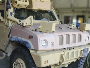Military vehicle armour kit, vehicle protection