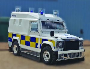 Pangolin, Police vehicle, vehicle armour