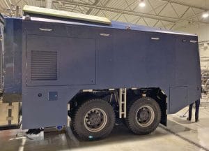 ASL GRP attack resistant composite truck scania