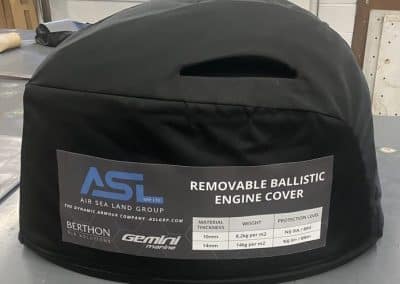 Ballistic protection for outboards by ASL GRP