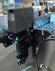 Ballistic protection for outboard engine