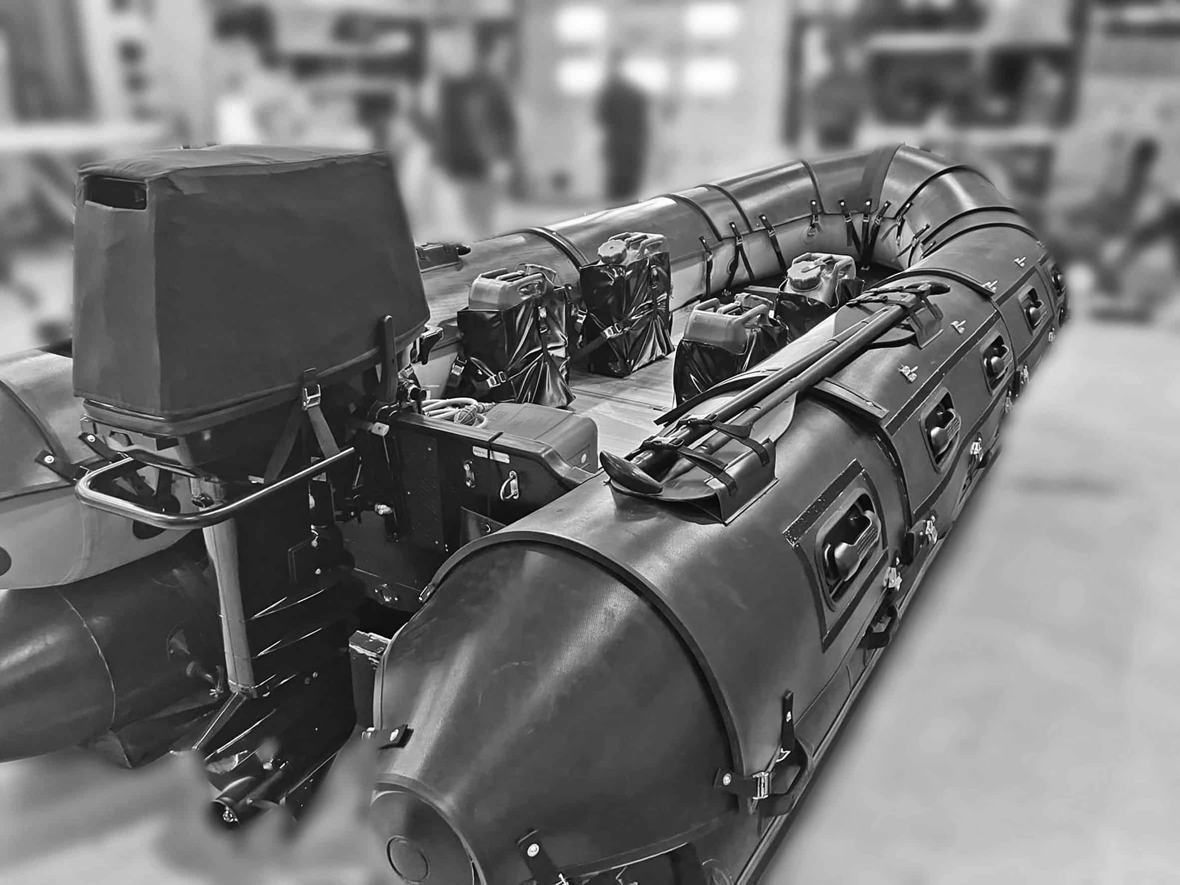 Inflatable boat protection by ASL GRP