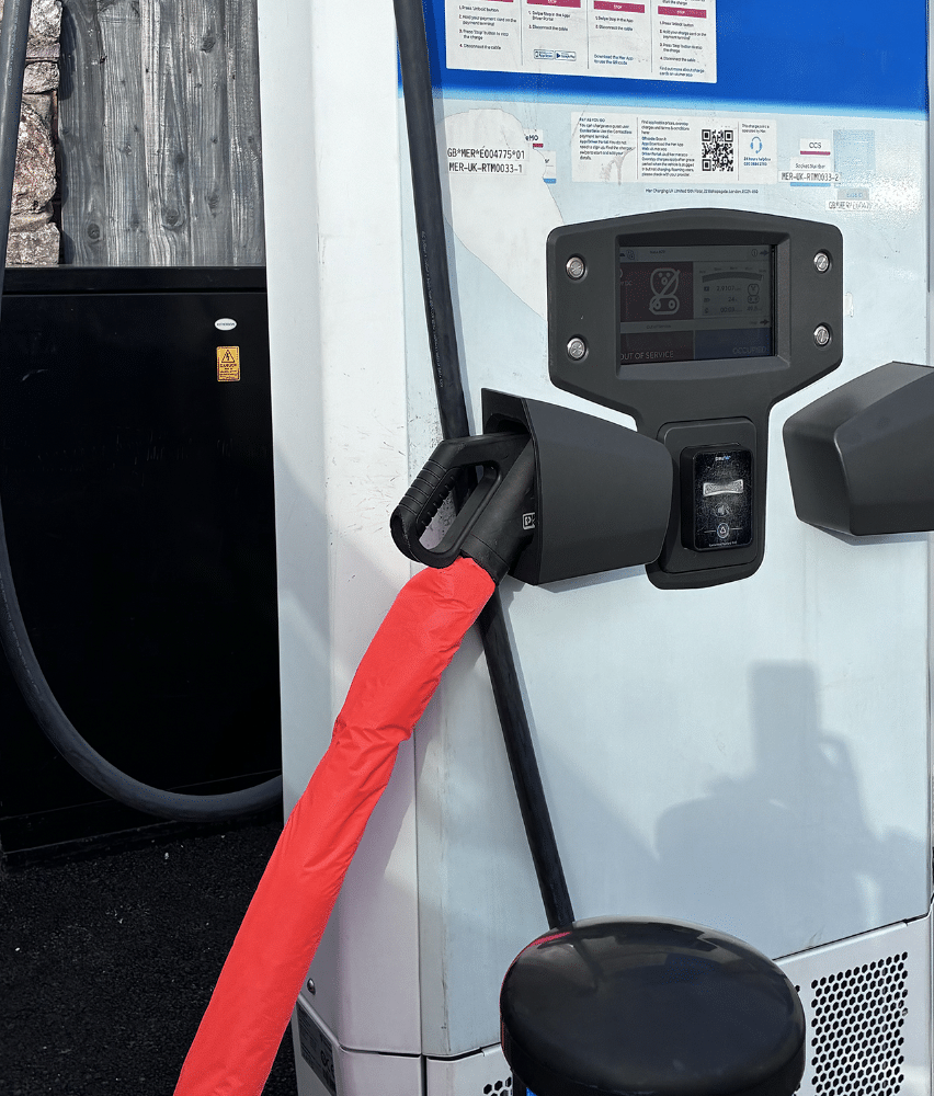 Anti-cut EV charger cable protection by ASL GRP